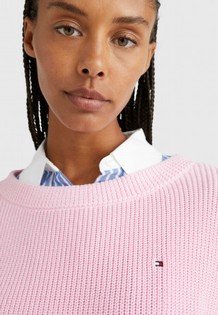 Tommy Hilfiger Jumper classic pink джемпер классический розовый