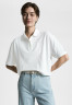 Tommy Hilfiger MODERN RELAXED HALF SLEEVE Polo shirt ecru MODERN RELAXED HALF SLEEVE Рубашка поло экрю