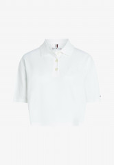 Tommy Hilfiger MODERN RELAXED HALF SLEEVE Polo shirt ecru MODERN RELAXED HALF SLEEVE Рубашка поло экрю