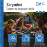 ZMC ZMC Gaskocher PREMIUM Campingkocher 2 flammig Herd, (Brenndauer 1,5 bis 5 Stunden (abhangig von der Gasregulierung), Outdoor Camping Gas Kocher Kochfeld Gasherd Doppel Kartuschenkocher Газовая плита ZMC Походная плита ПРЕМИУМ с 2 пламенем (время горе