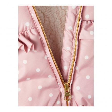 name it Steppjacke mit Kapuze Punkte Стеганая куртка с капюшоном в горошек