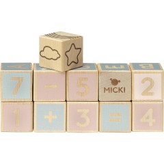 Micki MICKI BUCHSTABENKLOETZE 36 STK. БЛОКИ ДЛЯ БУКВ MICKI 36 ШТ.