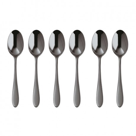 Sambonet Sambonet Velvet - Edelstahl / PVD 2Black Mokkaloffel Set 6-tlg. Sambonet Velvet - нержавеющая сталь / PVD 2Черный набор ложек для мокко, 6 предм.