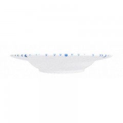 Gmundner Keramik Gmundner Keramik Blaugeflammt Pastateller Gourmet d: 29 cm / h: 4,5 cm Тарелка для пасты Gmundner Ceramics с синим пламенем для гурманов д: 29 см / высота: 4,5 см