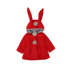 frler frler Hasenohren Mantel fur Baby Madchen Mantel fur Madchen frler кроличьи ушки Пальто для девочки Пальто для девочки