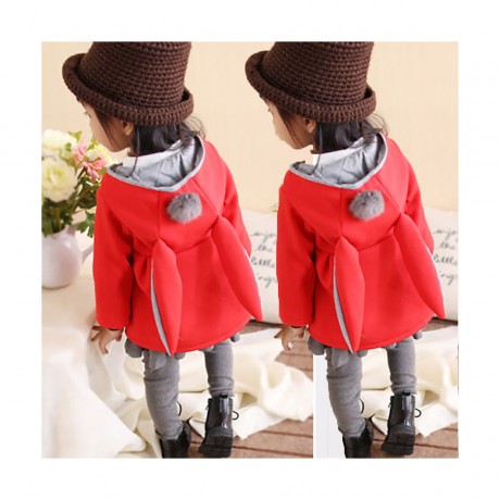 frler frler Hasenohren Mantel fur Baby Madchen Mantel fur Madchen frler кроличьи ушки Пальто для девочки Пальто для девочки