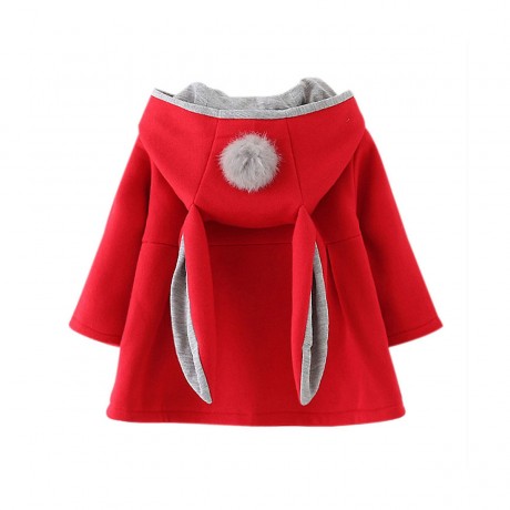 frler frler Hasenohren Mantel fur Baby Madchen Mantel fur Madchen frler кроличьи ушки Пальто для девочки Пальто для девочки