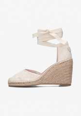 Tommy Hilfiger CLOSED TOE MONOGRAM W W Wedges wit ЗАКРЫТЫЙ НОСОК МОНОГРАММА W W танкетки остроумие