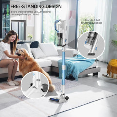 FABULETTA FABULETTA Akku-Hand-und Stielstaubsauger, 250,00 W, Beutellos, 24000pa Kabelloser Beutelloser Staubsauger mit 250W Burstenlosen Motor  Беспроводной ручной пылесос FABULETTA, 250,00 Вт, без мешка, 24000 Па Беспроводной пылесос без мешка с бесщето