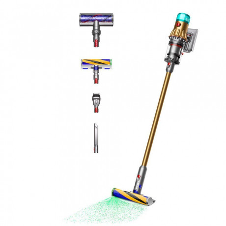 DYSON DYSON Akku-Hand-und Stielstaubsauger V12™ Detect Slim Absolute, 545 W, Beutellos, 2 Bodendusen und 2 weitere Zubehorteile  Беспроводной ручной пылесос DYSON V12™ Detect Slim Absolute, 545 Вт, без мешка, 2 насадки для пола и 2 других аксессуара