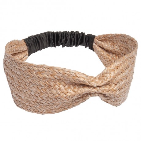 The Hair Edit Raffia Woven Headband повязка на голову из рафии