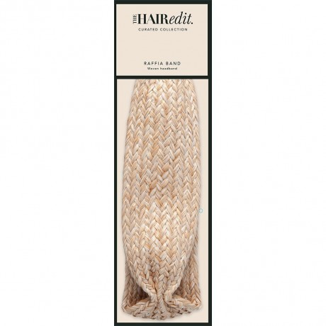 The Hair Edit Raffia Woven Headband повязка на голову из рафии