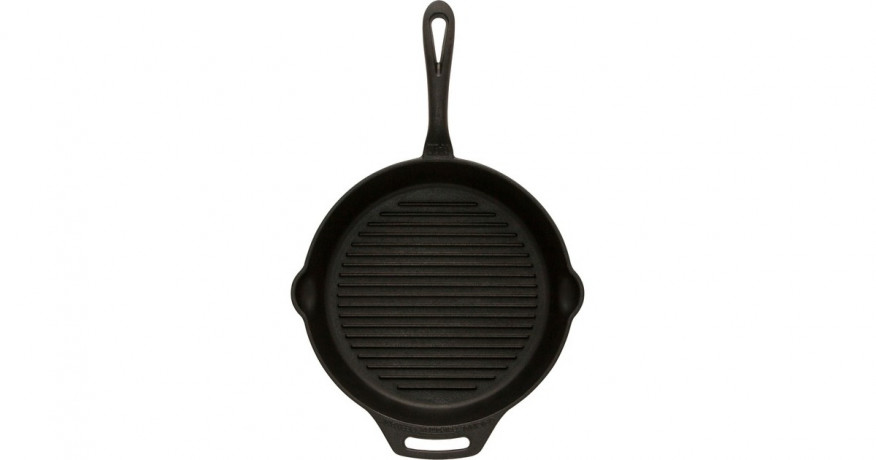 Petromax Petromax Grill-Feuerpfanne gp30, mit Pfannenstiel schwarz, 1 Henkel, O 30cm  schwarz Сковорода-гриль Petromax gp30, с черной ручкой, 1 ручка, O 30см