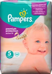 Pampers Active Fit Подгузники Размер 5 Юниор 11-25 kg, 23 шт