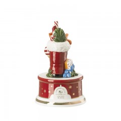 Hutschenreuther Hutschenreuther Sammelserie Weihnachtslied 2022 Spieluhr klein 'Leise rieselt der Schnee' d: 9 cm / h: 14 cm Hutschenreuther коллекционная серия Рождественская песнь 2022 музыкальная шкатулка маленькая "Тихо струится снег" d: 9 см / высота