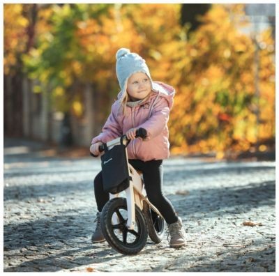 HyperMotion Mini Laufrad Holz mit Schaumrader ohne Pedale Мини беговел из дерева с пенопластовыми колесами без педалей