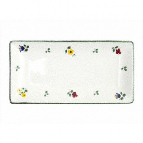 Gmundner Keramik Gmundner Keramik Streublumen Snack Schale 22 x 11 cm Керамическая чаша для закусок Gmundner с рассеянным цветком 22 x 11 см