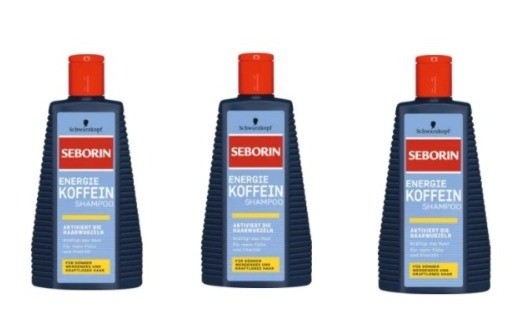 Seborin Shampoo Energie Koffein Себорин Питательный Шампунь против Выпадения Волос с Экстрактом Кофеина, Набор 3 шт. x 250 мл