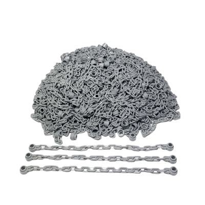 LEGO LEGO Ketten Hellgrau - Light Bluish Gray 30104 - NEU - 100x LEGO Chains Light Grey — Светло-голубовато-серый 30104 — НОВИНКА — 100x