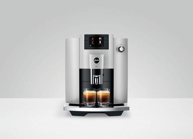 JURA JURA Kaffeevollautomat 15676 E6 Platin (ECS), inkl. 24160 WiFi-Connect  Полностью автоматическая кофемашина JURA 15676 E6 Platinum (ECS), включая 24160 WiFi Connect