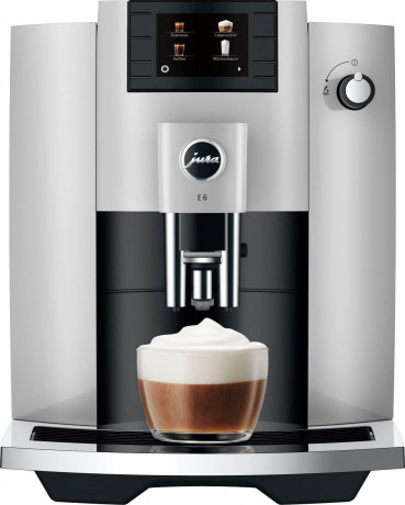 JURA JURA Kaffeevollautomat 15676 E6 Platin (ECS), inkl. 24160 WiFi-Connect  Полностью автоматическая кофемашина JURA 15676 E6 Platinum (ECS), включая 24160 WiFi Connect