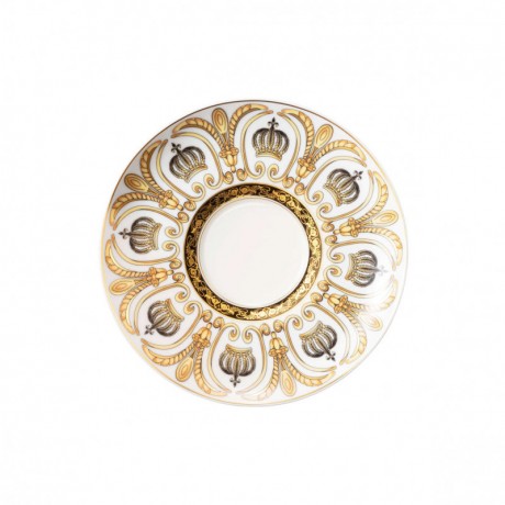 Tettau Tettau Rondo / Liane Pompoos White Milchkaffeeuntertasse 16 cm Tettau Rondo / Liane Pomp??s Блюдце для кофе с молоком, белое, 16 см