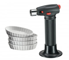 Kucchenprofi KUcCHENPROFI Creme Brulee Set 5-tlg.  Weiss K=CHENPROFI Набор крем-брюле 5 предм.