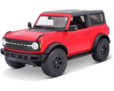 Maisto Modellauto Ford Bronco 21 Wildtrak (rot Модель автомобиля Ford Bronco 21 Wildtrak (красный