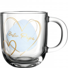 Leonardo Leonardo Geschenktasse Bester Papa EMOZIONE blau Подарочный стаканчик Leonardo Best Dad EMOZIONE