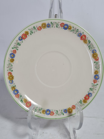 Кофейная пара винтажная Altrohlau с цветочным узором, фарфор, Германия, 1970-80гг.