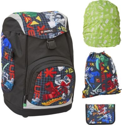 LEGO Schulrucksackset NIELSEN LEGO NINJAGO Prime Empire, 4-tlg. (2022) Набор школьных рюкзаков NIELSEN LEGO NINJAGO Prime Empire, 4 предмета. (2022)
