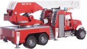 Bruder bruder 02821 MACK Granite Feuerwehrleiterwagen mit Pumpe bruder 02821 MACK Гранитная пожарная автолестница с насосом