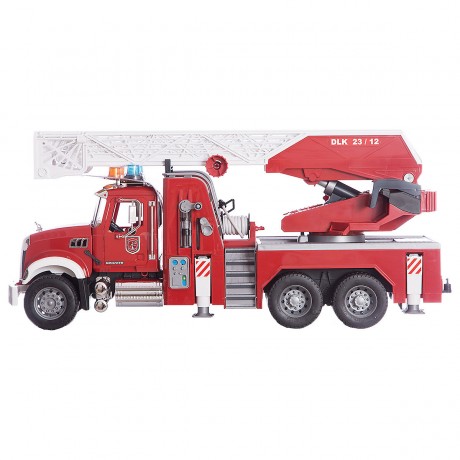 Bruder bruder 02821 MACK Granite Feuerwehrleiterwagen mit Pumpe bruder 02821 MACK Гранитная пожарная автолестница с насосом