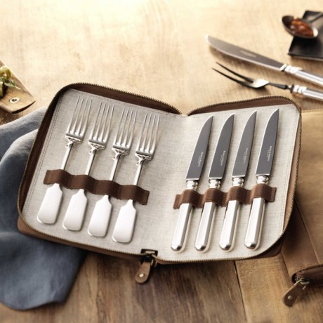 Robbe & Berking Robbe & Berking Alt-Spaten - 150 g versilbert Grillset Frozen Black 8-tlg. Robbe &amp; Berking Alt-Spaten - Набор для гриля Frozen Black, 150 г, посеребренный, 8 предметов.