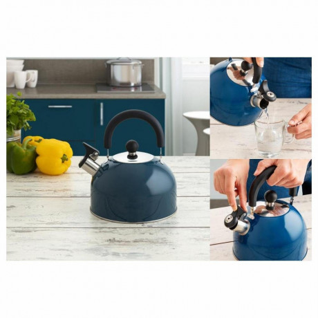 Quid Quid Wasserkocher Wasserkocher Quid Blau Edelstahl 2 L Wasserkessel Чайник Quid Чайник Quid Синий, из нержавеющей стали, 2 л.