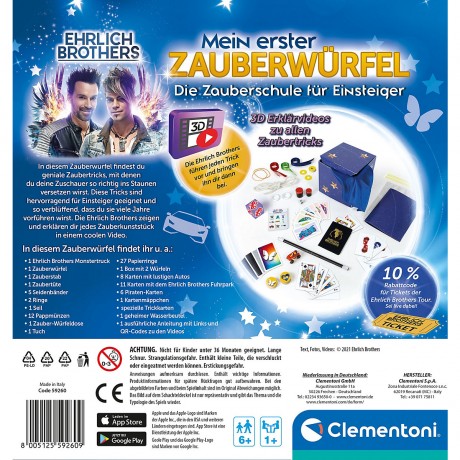 Clementoni Mein erster Zauberwurfel- Zauberschule fur Einsteiger Мой первый магический кубик