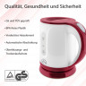 T24 T24 Reise-Wasserkocher Mini Wasserkocher Reisewasserkocher 0,8 Liter /1100 Watt Kettle ROT, 1100 W  Дорожный чайник T24, мини-чайник, дорожный чайник, 0,8 л/1100 Вт, чайник RED, 1100 Вт