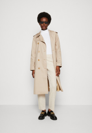 Tommy Hilfiger SLIM PANT Trousers heathered oatmilk SLIM PANT Брюки овсяное молоко