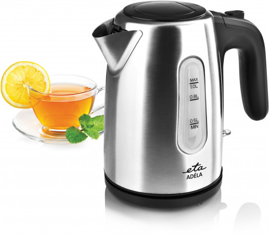 eta eta Wasserkocher ADELA ETA160490000, 1 l, 1600 W, Wasserstandsanzeige, Kontaktsystem, Thermosicherung чайник ETA ADELA ETA160490000, 1 л, 1600 Вт, индикатор уровня воды, контактная система, термопредохранитель