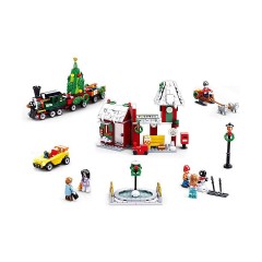 Sluban Klemmbausteine Weihnachtliches Dorf (565 Teile) Рождественская деревня (565 штук)