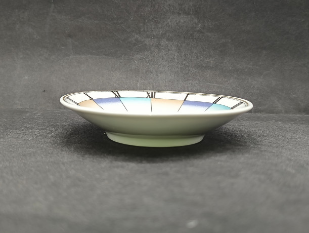 Тарелки винтажные Eschenbach / Коллекция Living Colours, с ярким декором, фарфор, 4 шт., 11 см, Германия, 1970-80гг.