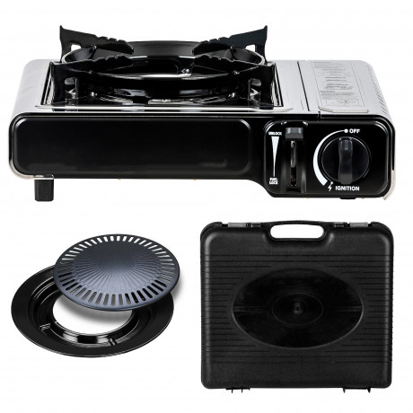 Mianova Mianova Gaskocher 1 flammig Campingkocher Kocher fur Gaskartuschen, Outdoor Grill Camping Herd Notfallkocher Gaskocher fur Gas Kartuschen Газовая плита Мианова 1 пламя походная плита для газовых баллончиков, уличный гриль походная плита аварийная