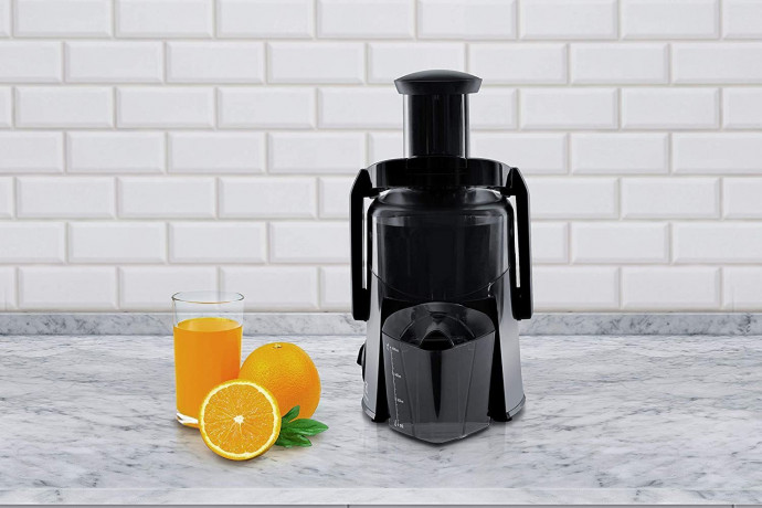 Electrolux Electrolux Stabmixer ECJ1-4GB Entsafter fur Obst und Gemuse Saftpresse Juicer Zentrifugal, 700 W, spulmaschinenfeste Teile 1,0 l Auffangbehalter Schwarz Anthrazit  Ручной блендер Electrolux ECJ1-4GB Соковыжималка для фруктов и овощей Центробежн