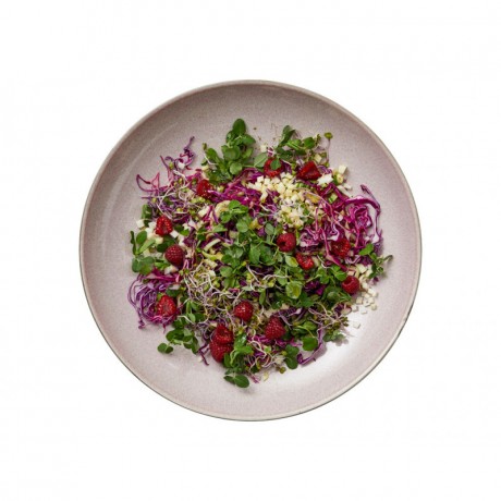 Bitz Bitz Gastro grey / light pink Servierschale d: 40 cm Сервировочная тарелка Bitz Gastro серая/светло-розовая d: 40 см