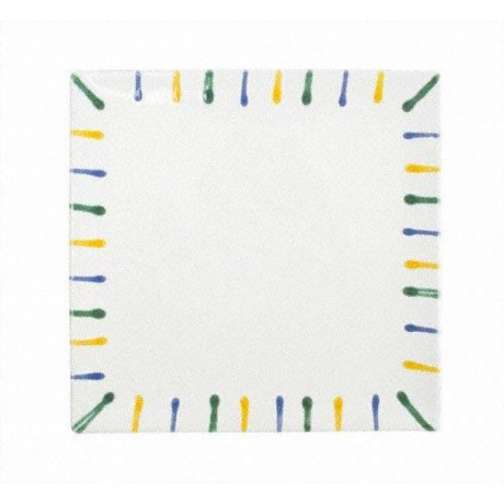 Gmundner Keramik Gmundner Keramik Buntgeflammt Platzteller eckig 31 cm Керамика Gmundner красочно обожженная подложка квадратная 31 см