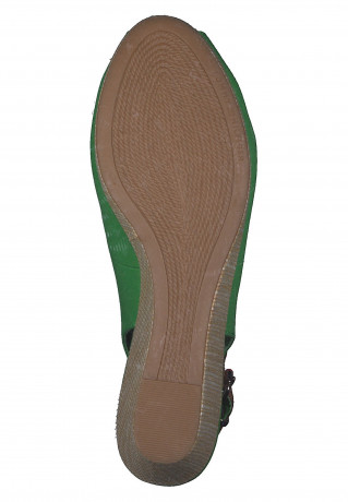 Tommy Hilfiger ESSENTIAL  Peep toes green ESSENTIAL – Открытые пальцы ног зеленый