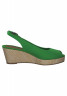 Tommy Hilfiger ESSENTIAL  Peep toes green ESSENTIAL – Открытые пальцы ног зеленый