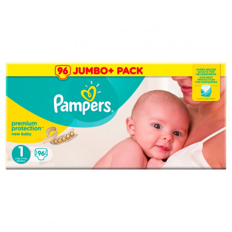 Pampers HalbmonatsBox quot;Premium Protection New Babyquot; Gr.1 Newborn, 2-5kg  Коробка на полмесяца quot;Премиум защита для новорожденныхquot; Размер 1 Новорожденный, 2-5 кг