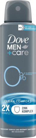 Dove MEN+CARE Clean Fresh 0% Alluminium Deo spray Дезодорант-спрей , 150 мл