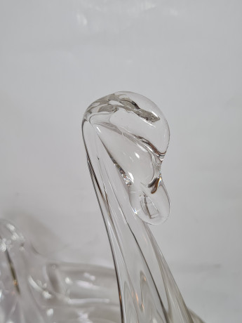 Чаша винтажная Murano в форме лебедя, муранское стекло, 19 x 16,5 x 26 см, Италия, 1960-1970гг.